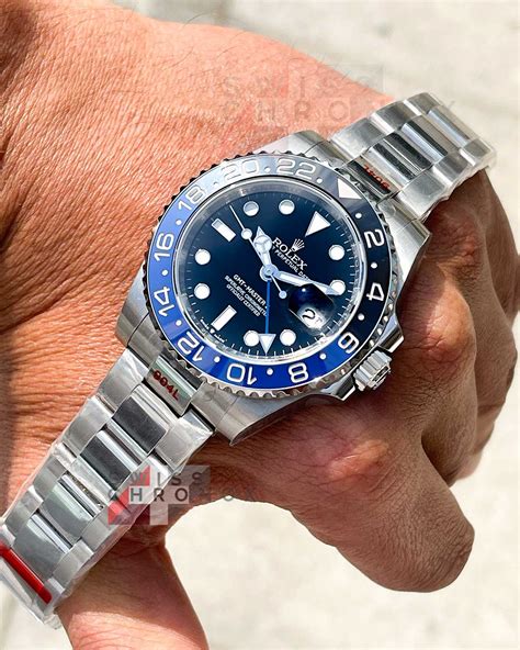 rolex batman 42mm|rolex oyster steel gmt.